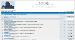 Desktop Screenshot of forum.clubsasquebec.ca